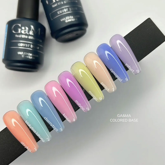 Кольорова база GaMa Cover base Colored 042 Ayva 15 мл, Об`єм: 15 мл, Колір: 0426