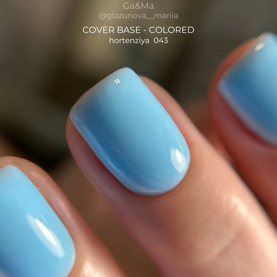 Кольорова база GaMa Cover base Colored 043 Hortenziya 15 мл, Об`єм: 15 мл, Колір: 0432