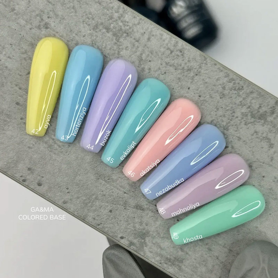 Кольорова база GaMa Cover base Colored 048 Mahnoliya 15 мл, Об`єм: 15 мл, Колір: 0486