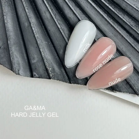 Гель для нарощування моделюючий GaMa Hard Jelly Gel Clear 15 мл, Об`єм: 15 мл, Колір: Clear2