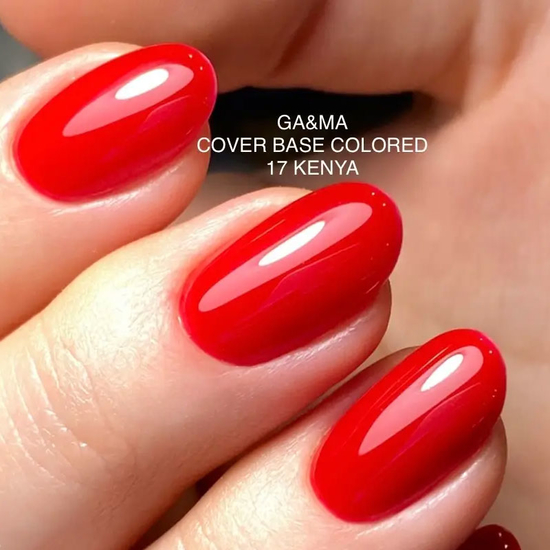 Кольорова база GaMa Cover base Colored 017 Kenya 15 мл, Об`єм: 15 мл, Колір: 0172