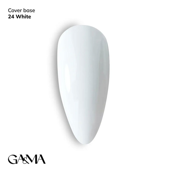 Камуфлирующая база GaMa Cover Base №024 White 30 мл, Объем: 30 мл, Цвет: 024