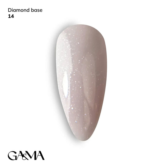 Камуфлирующая база GaMa Cover Base Diamond №014 15 мл, Объем: 15 мл, Цвет: 014