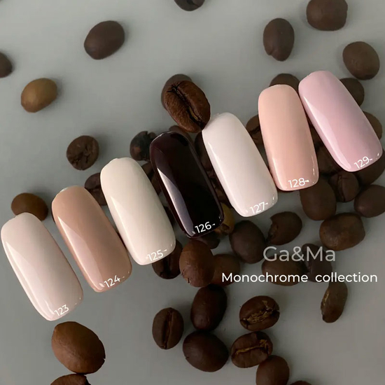Гель-лак GaMa Gel Polish Monochrome collection №128 Mokko 10 мл, Объем: 10 мл
, Цвет: 1284