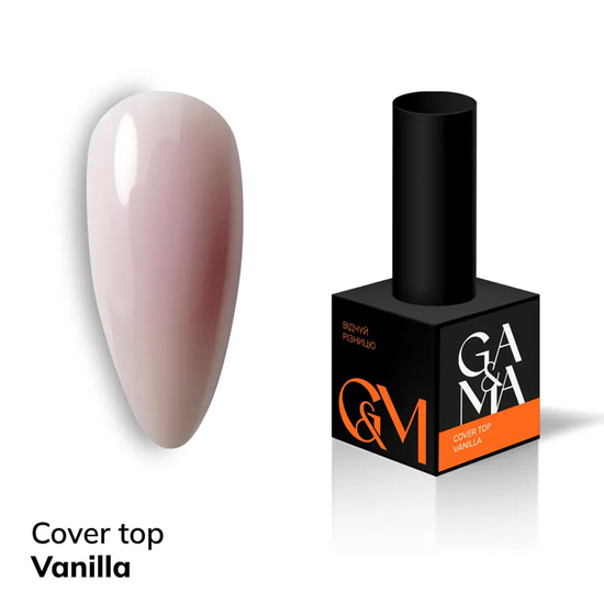 Камуфлирующий топ GaMa Cover Top Vanilla 10 мл, Объем: 10 мл
, Цвет: Vanilla