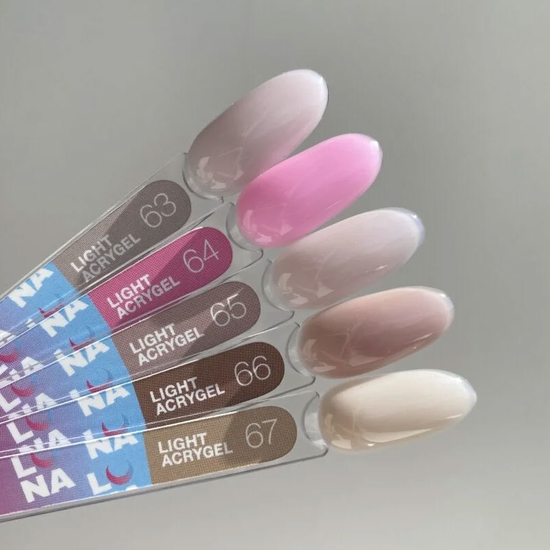 Рідкий гель LUNA Light Acrygel №67 13 мл, Об`єм: 13 мл, Колір: 674