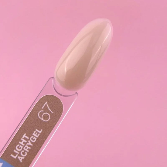 Рідкий гель LUNA Light Acrygel №67 13 мл, Об`єм: 13 мл, Колір: 673