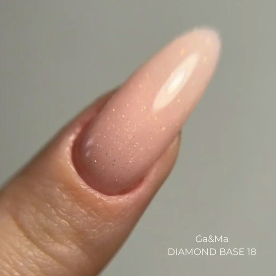Камуфлирующая база GaMa Cover Base Diamond №018 15 мл, Объем: 15 мл, Цвет: 0184