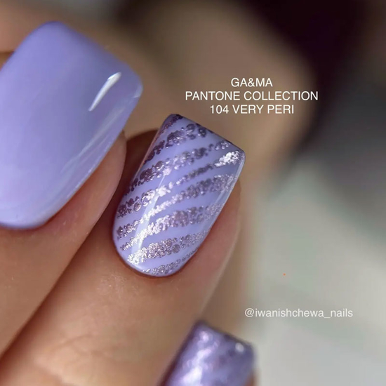 Гель-лак GaMa Gel Polish Pantone Сollection №104 Very peri 10 мл, Об`єм: 10 мл
, Колір: 1045