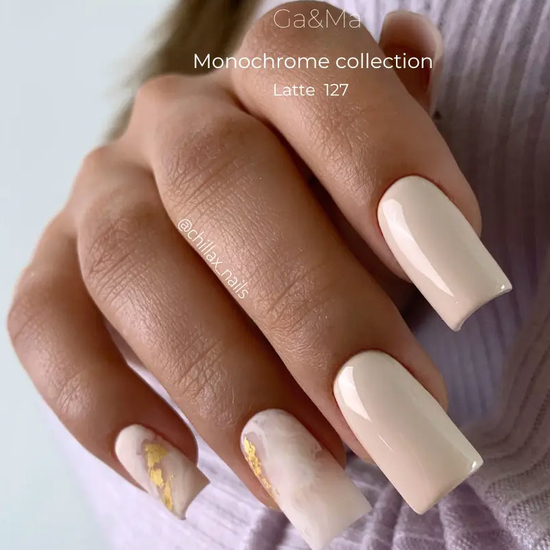 Гель-лак GaMa Gel Polish Monochrome collection №127 Latte 10 мл, Объем: 10 мл
, Цвет: 1276