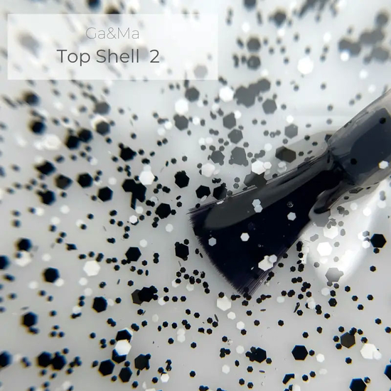 Топ для гель-лака без ЛС GaMa Top Shell №002 10 мл, Объем: 10 мл, Цвет: 002
4