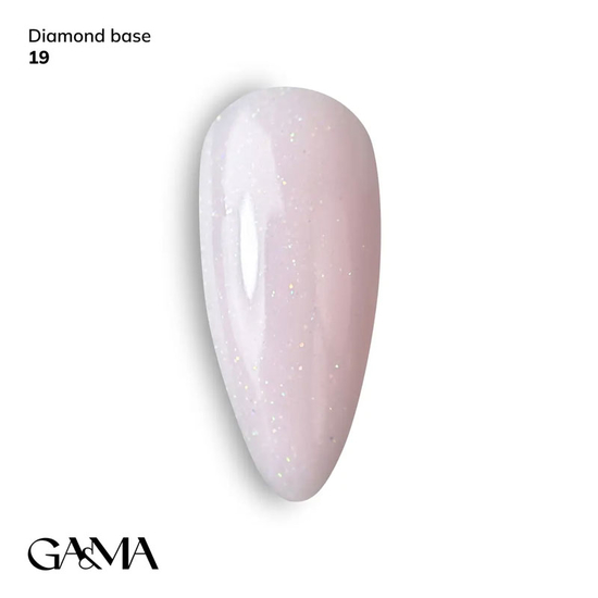 Камуфлирующая база GaMa Cover Base Diamond №019 15 мл, Объем: 15 мл, Цвет: 019