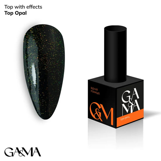 Топ для гель-лака без ЛС GaMa Top Opal 10 мл