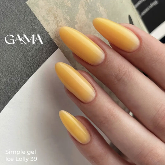 Гель для укрепления и наращивания GaMa Simple Gel №039 Ice Lolly 30 мл, Объем: 30 мл, Цвет: 03912