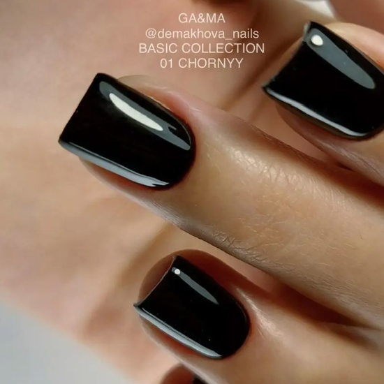 Гель-лак GaMa Gel ​Polish Basic collection 001 chornyy 15 мл, Цвет: 001
3