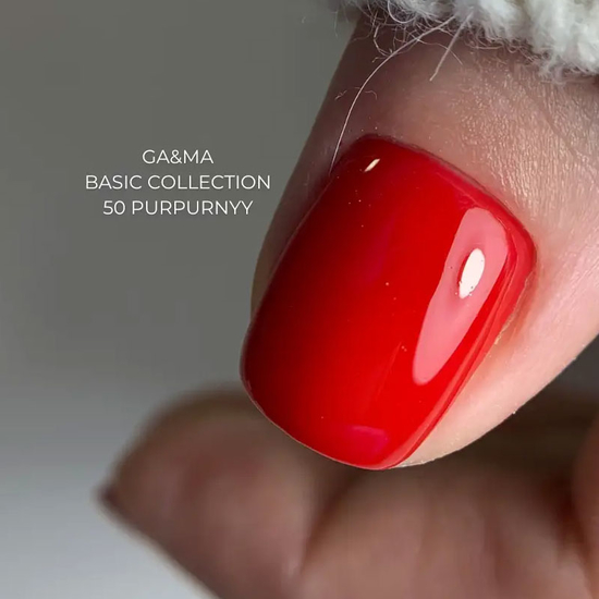 Гель-лак GaMa Gel ​Polish Basic collection 050 purpurnyy 10 мл, Цвет: 0505