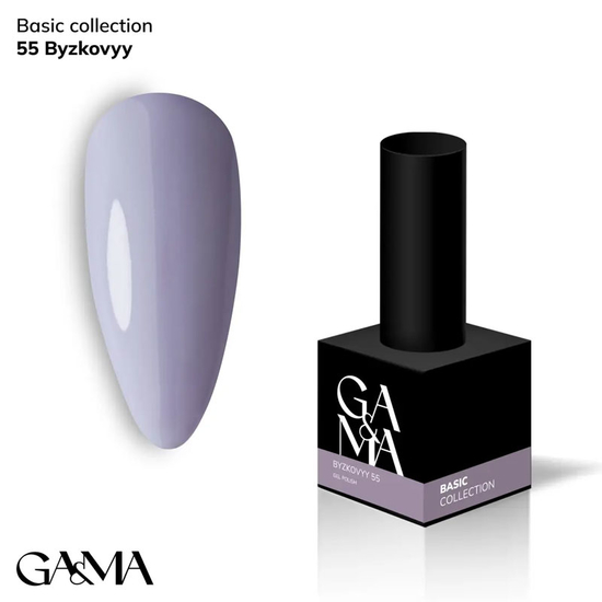 Гель-лак GaMa Gel ​Polish Basic collection 055 buzkovyy 10 мл, Цвет: 055