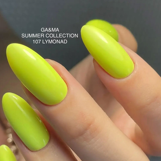 Гель-лак GaMa Gel ​Polish Summer collection 107 Lymonad 10 мл, Цвет: 1075