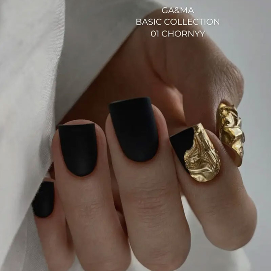 Гель-лак GaMa Gel ​Polish Basic collection 001 chornyy 15 мл, Цвет: 001
5