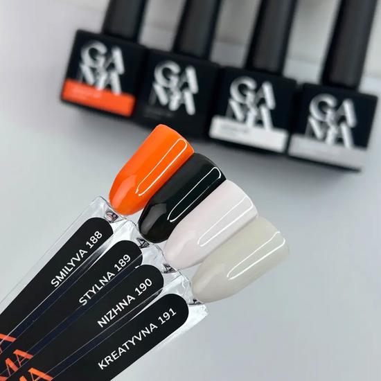 Гель-лак GaMa Gel ​Polish GA&MA collection 188 Smilyva 10 мл, Цвет: 1882