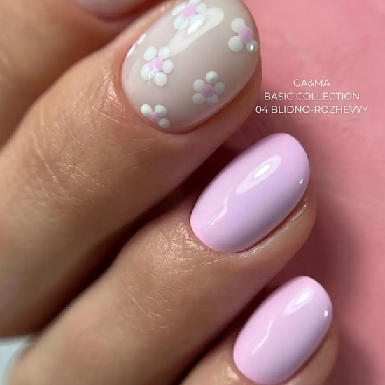 Гель-лак GaMa Gel Polish Basic collection 004 blidno-rozhevyy 10 мл, Колір: 0043