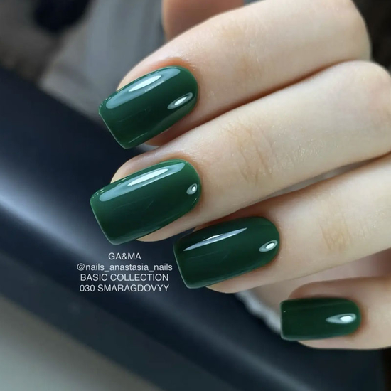 Гель-лак GaMa Gel Polish Basic collection 030 smaragdový 10 мл, Колір: 0305