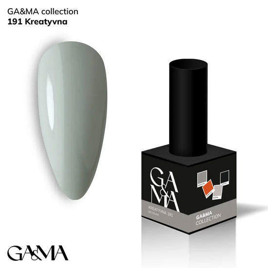 Гель-лак GaMa Gel Polish GA&MA collection 191 Kreatyvna 10 мл, Колір: 191