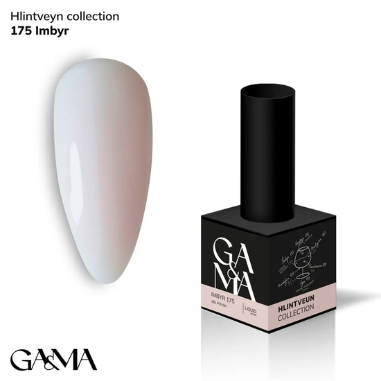 Гель-лак GaMa Gel Polish Hlintveyn collection 175 imbyr 10 мл, Колір: 175