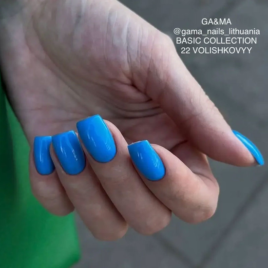 Гель-лак GaMa Gel Polish Basic collection 022 voloshkovyy 10 мл, Колір: 0225