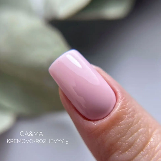 Гель-лак GaMa Gel Polish Basic collection 005 kremovo-rozhevyy 10 мл, Колір: 0053