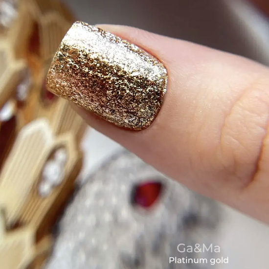 Гель для дизайну рідка фольга GaMa Platinum Gold 5 мл, Колір: Gold3