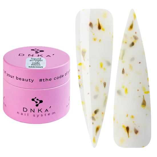Рідкий акрігель DNKa Liquid Acrygel 0035 Narcissus 15 мл, Колір: 0035