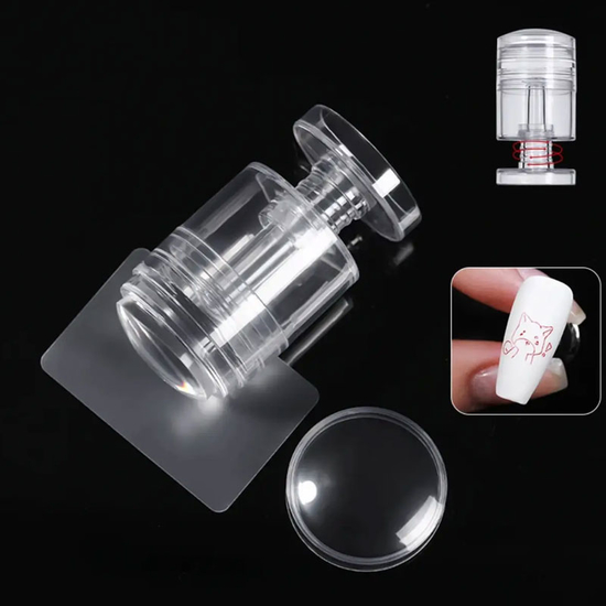 ​Прозорий штамп для стемпінгу з поворотним механізмом для регулювання розміру малюнка5