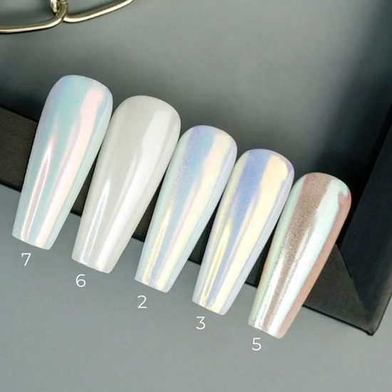 Втирка для нігтів GÉMELY ex GA&MA Peach holographic 005 0,3 г, Колір: 0054