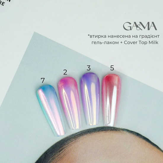Втирка для нігтів GÉMELY ex GA&MA Unicorn 002 0,3 г, Колір: 0026