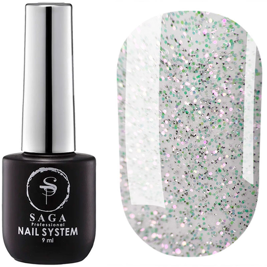 Топ для гель-лака без липкого слоя Saga Crush Top №10, 9 мл, Цвет: 10
