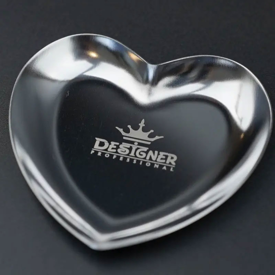 Металлический лоток для хранения инструментов Designer Сердце (9.3х9,3 см) Silver, Цвет: Silver
2