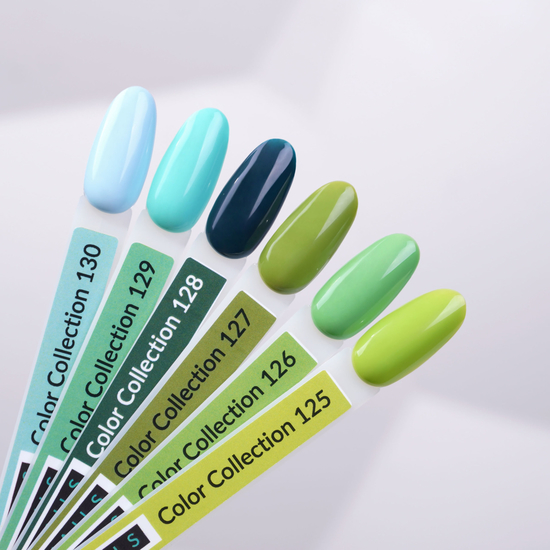 Гель-лак Kira Nails №130 (ніжно-блакитний, емаль), 6 мл3