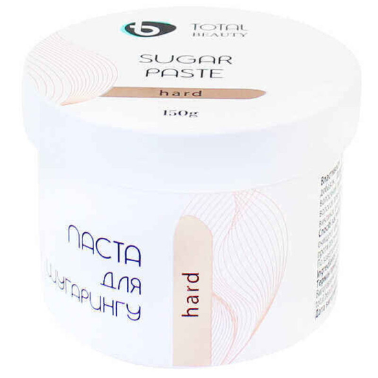 Паста для шугарингу Total Beauty Sugar Paste Hard 150 г, Структура: Hard, Об`єм: 150 г