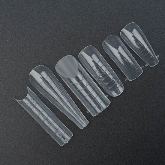 ​Верхні форми для нарощування нігтів Designer MIX Nail Forms SET-B (6 форм по 24 шт в уп.), Розмір: SET-B3