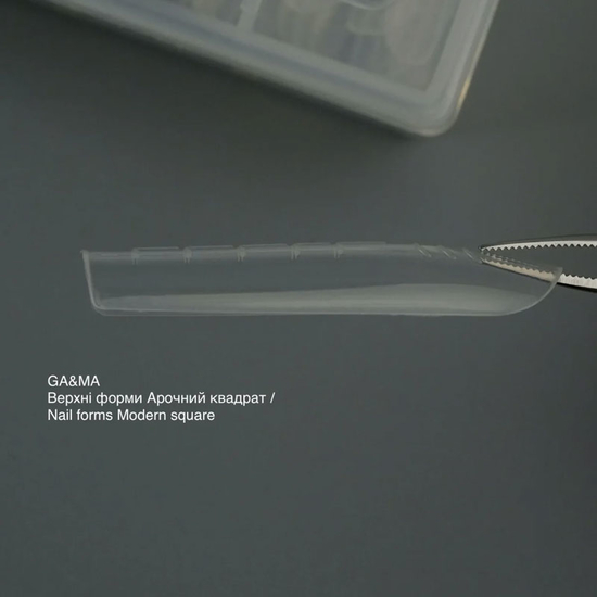 Верхние формы GaMa Арочный квадрат Nail forms Modern square collaboration with @sadovec_yulia2