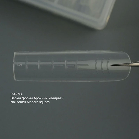 Верхние формы GaMa Арочный квадрат Nail forms Modern square collaboration with @sadovec_yulia3