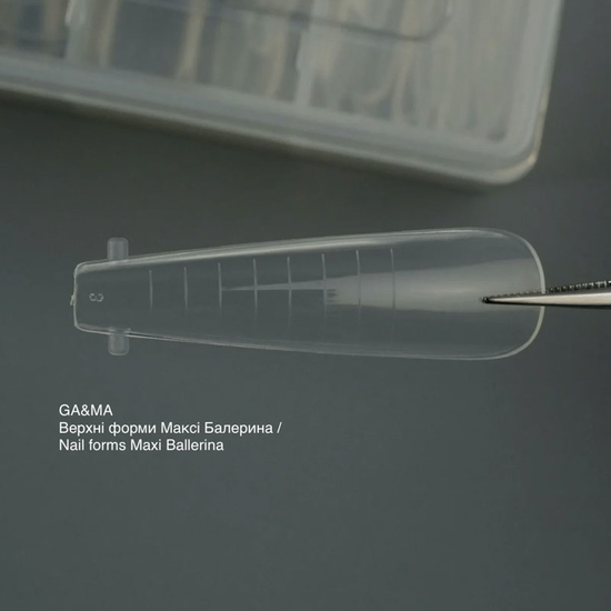 Верхние формы GaMa Макси Балерина Nail forms Maxi Ballerina collaboration with @sadovec_yulia4