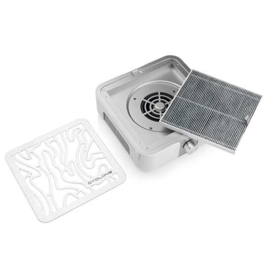 Вытяжка для маникюра BUCOS CYCLONE X 2 72 Вт SILVER4