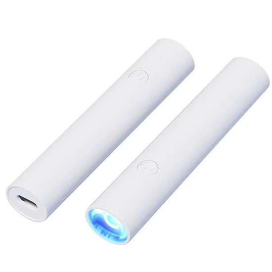 Ультрафіолетовий ліхтарик для манікюру на акумуляторі та USB Mini 803 5 Вт White, Колір: White