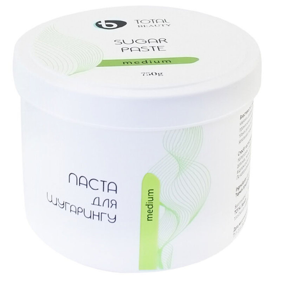 Паста для шугаринга Total Beauty Sugar Paste Medium 750 г, Структура: Medium, Объем: 750 г