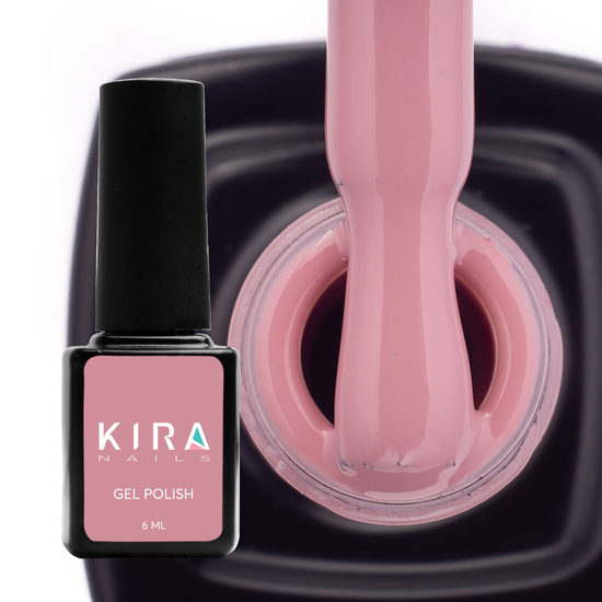 Гель-лак Kira Nails №113 (темно-рожевий, емаль), 6 мл2
