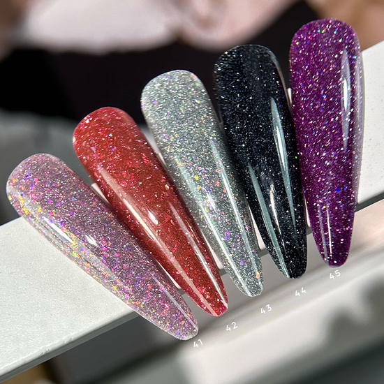 Гель-лак светоотражающий SAGA Fiery Gel №01, 8 мл, Цвет: 0111