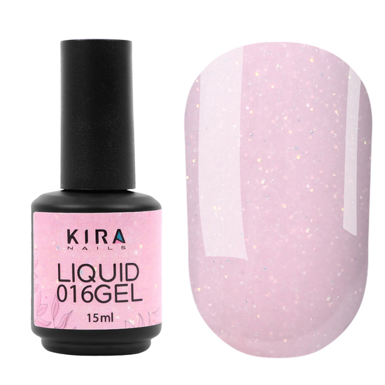 Kira Nails Liquid Gel 016, 15 мл, Об`єм: 15 мл, Колір: 016