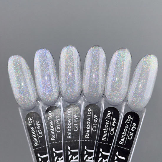 ART Rainbow Top Cat Eye - топ для гель-лаку без ЛШ, 10 мл5